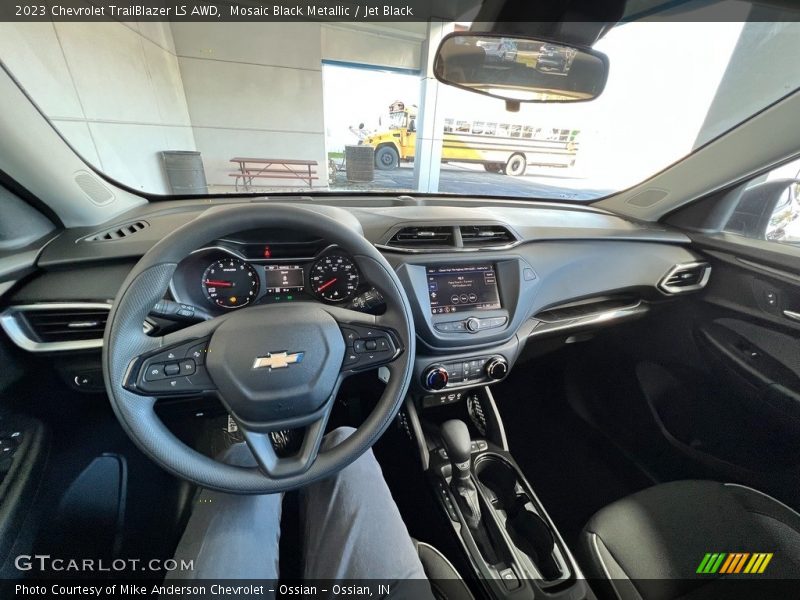 Mosaic Black Metallic / Jet Black 2023 Chevrolet TrailBlazer LS AWD