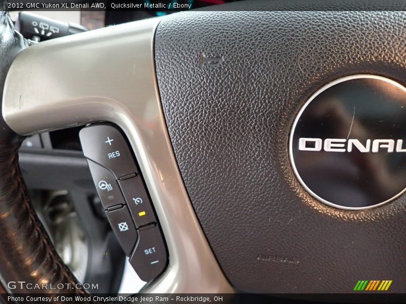 Quicksilver Metallic / Ebony 2012 GMC Yukon XL Denali AWD