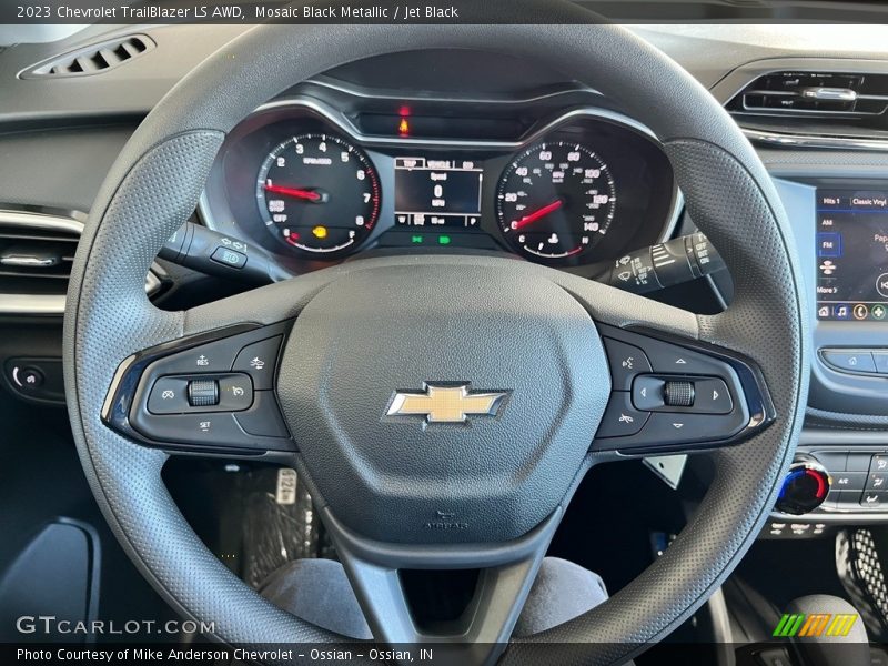 Mosaic Black Metallic / Jet Black 2023 Chevrolet TrailBlazer LS AWD