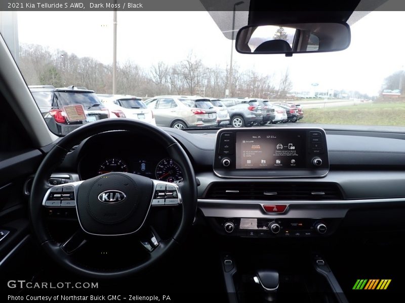 Dark Moss / Black 2021 Kia Telluride S AWD