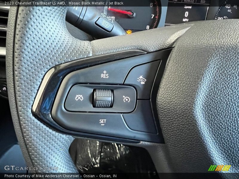 Mosaic Black Metallic / Jet Black 2023 Chevrolet TrailBlazer LS AWD