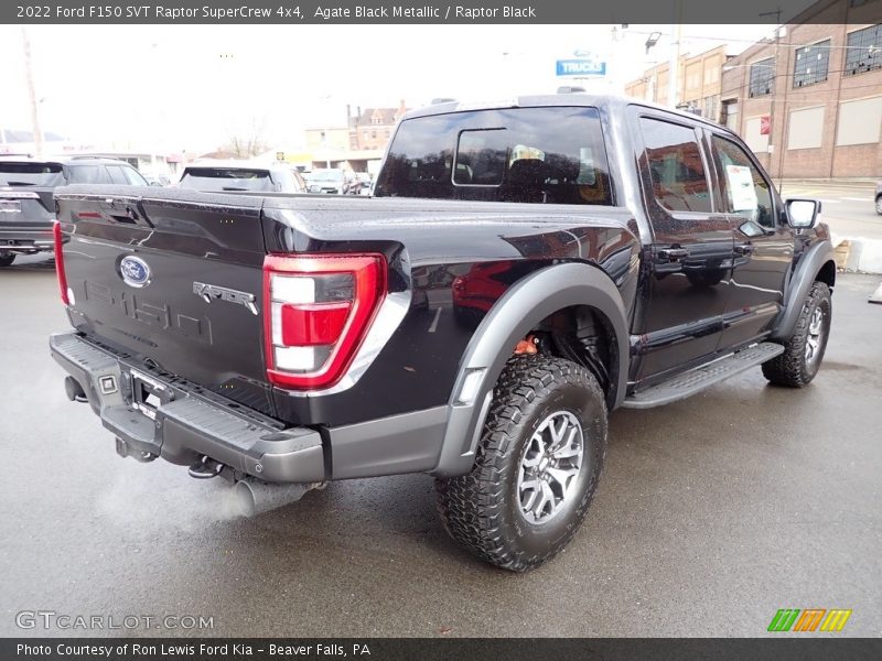Agate Black Metallic / Raptor Black 2022 Ford F150 SVT Raptor SuperCrew 4x4