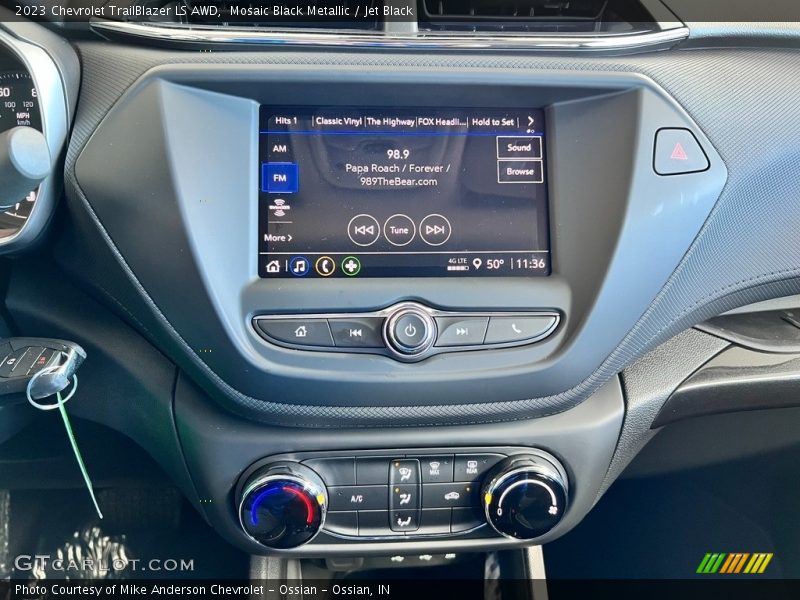 Mosaic Black Metallic / Jet Black 2023 Chevrolet TrailBlazer LS AWD