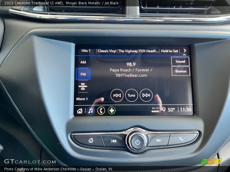 Mosaic Black Metallic / Jet Black 2023 Chevrolet TrailBlazer LS AWD