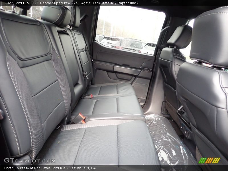 Rear Seat of 2022 F150 SVT Raptor SuperCrew 4x4