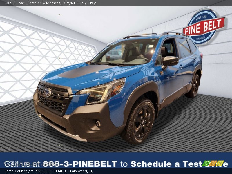 Geyser Blue / Gray 2022 Subaru Forester Wilderness