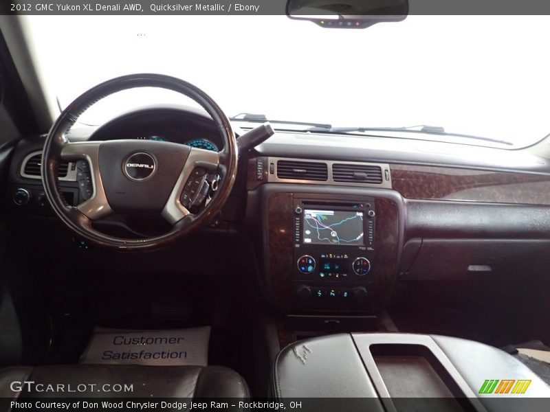 Quicksilver Metallic / Ebony 2012 GMC Yukon XL Denali AWD