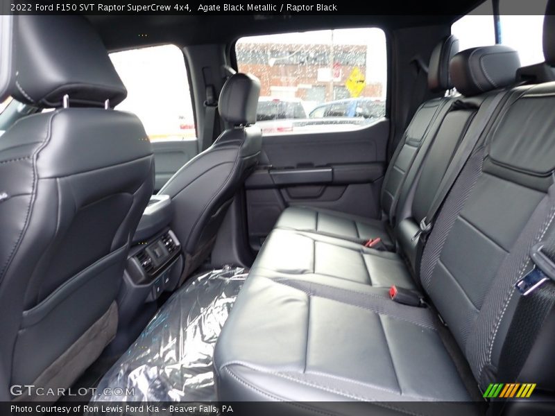 Rear Seat of 2022 F150 SVT Raptor SuperCrew 4x4