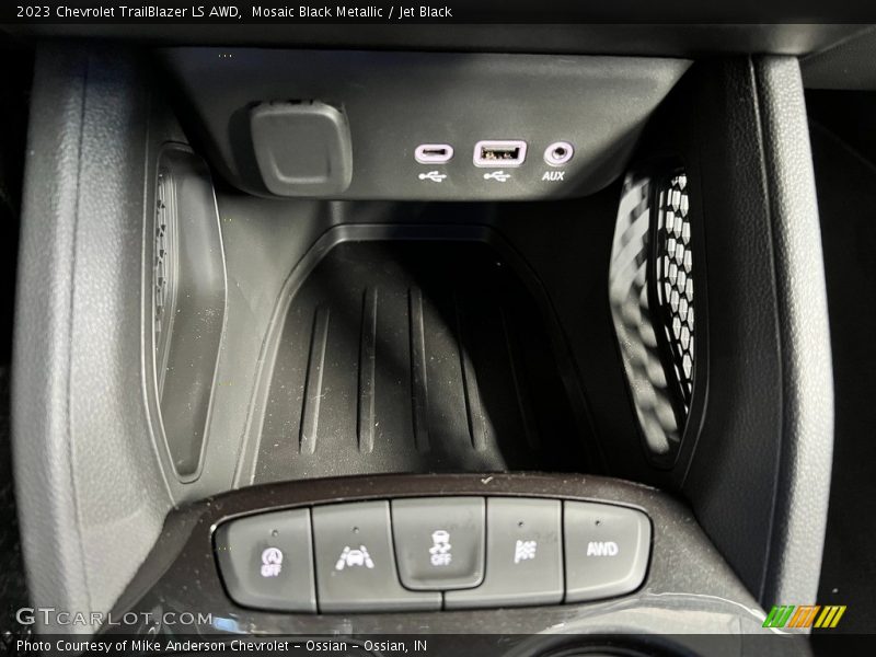 Mosaic Black Metallic / Jet Black 2023 Chevrolet TrailBlazer LS AWD