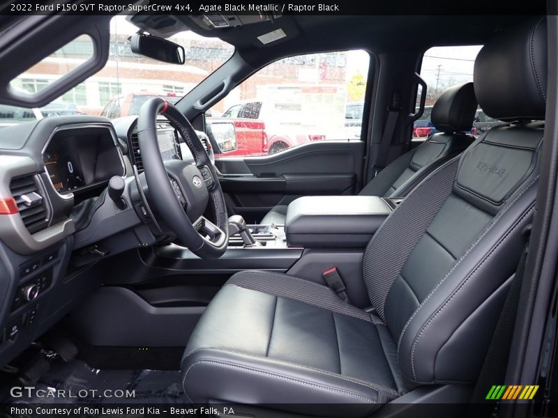  2022 F150 SVT Raptor SuperCrew 4x4 Raptor Black Interior