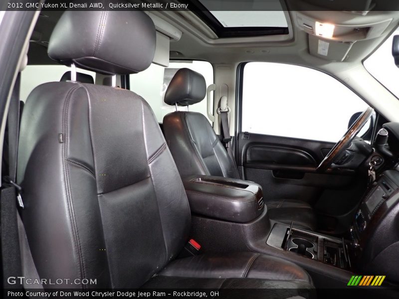 Quicksilver Metallic / Ebony 2012 GMC Yukon XL Denali AWD