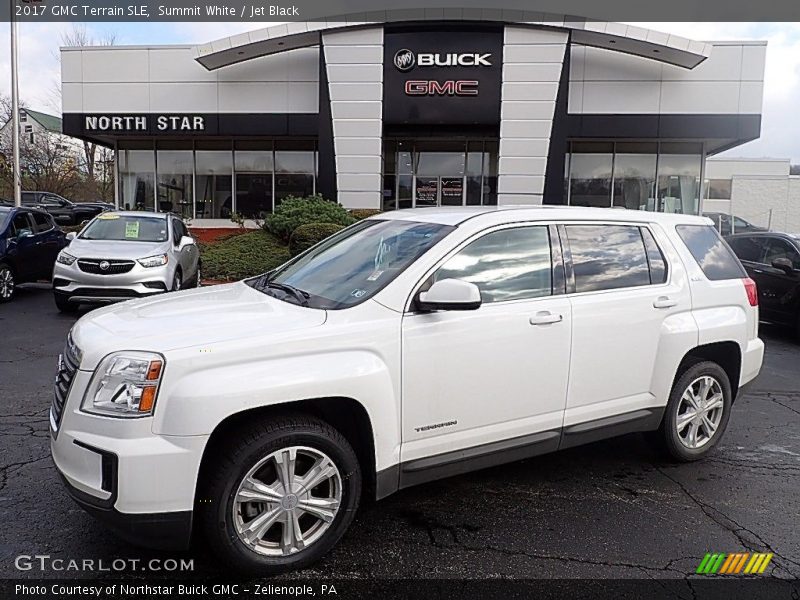 Summit White / Jet Black 2017 GMC Terrain SLE