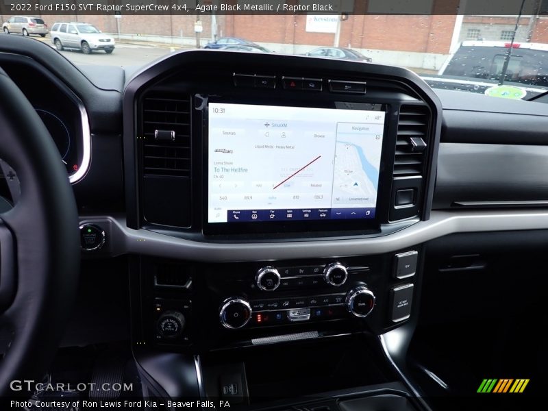 Agate Black Metallic / Raptor Black 2022 Ford F150 SVT Raptor SuperCrew 4x4