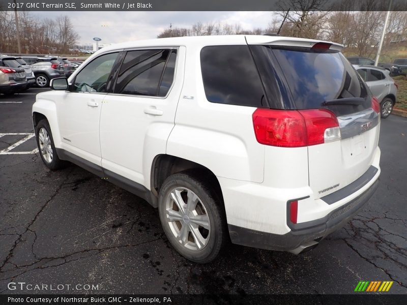 Summit White / Jet Black 2017 GMC Terrain SLE