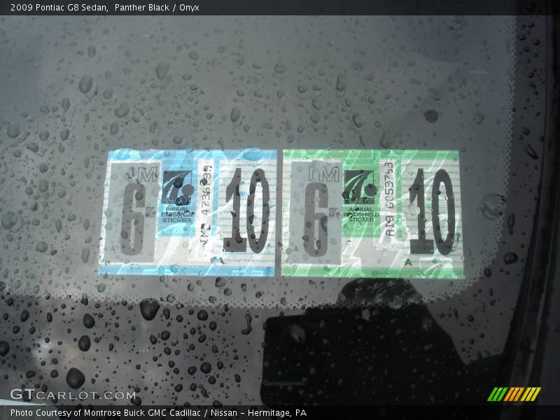 Panther Black / Onyx 2009 Pontiac G8 Sedan