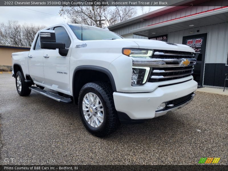 Iridescent Pearl Tricoat / Jet Black 2022 Chevrolet Silverado 3500HD High Country Crew Cab 4x4