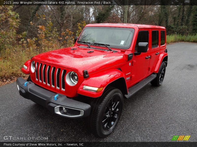 Firecracker Red / Black 2023 Jeep Wrangler Unlimited Sahara 4XE Hybrid