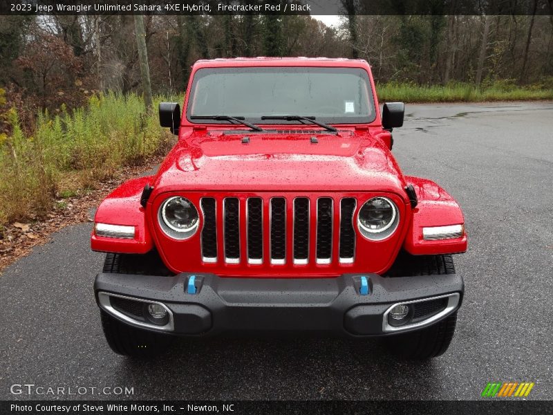 Firecracker Red / Black 2023 Jeep Wrangler Unlimited Sahara 4XE Hybrid