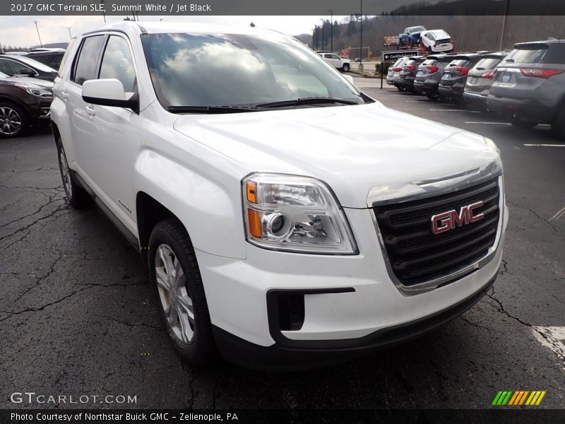 Summit White / Jet Black 2017 GMC Terrain SLE