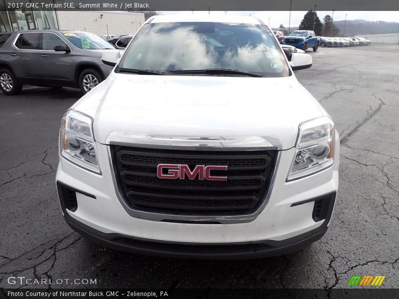 Summit White / Jet Black 2017 GMC Terrain SLE