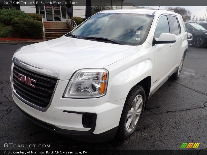 Summit White / Jet Black 2017 GMC Terrain SLE