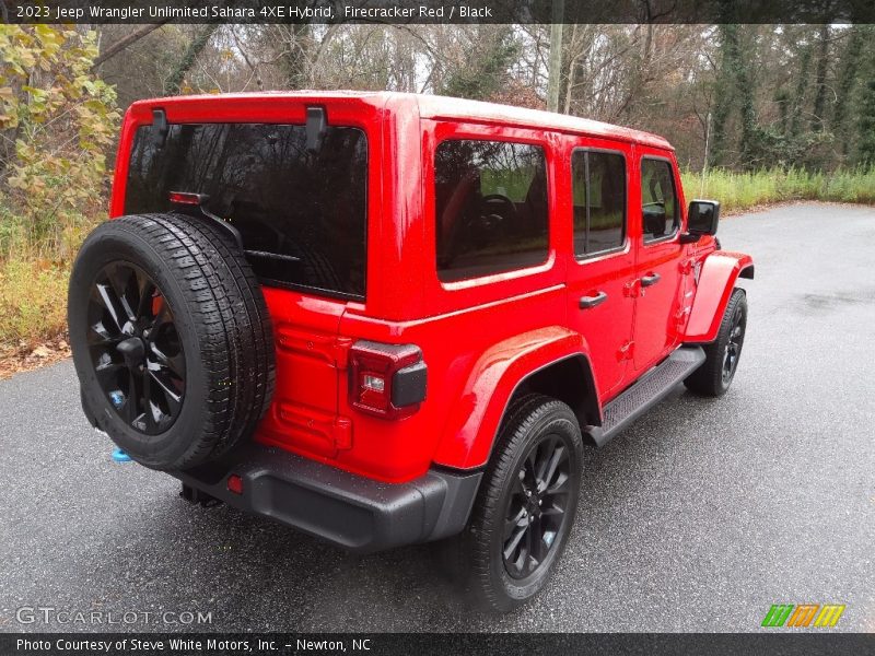 Firecracker Red / Black 2023 Jeep Wrangler Unlimited Sahara 4XE Hybrid