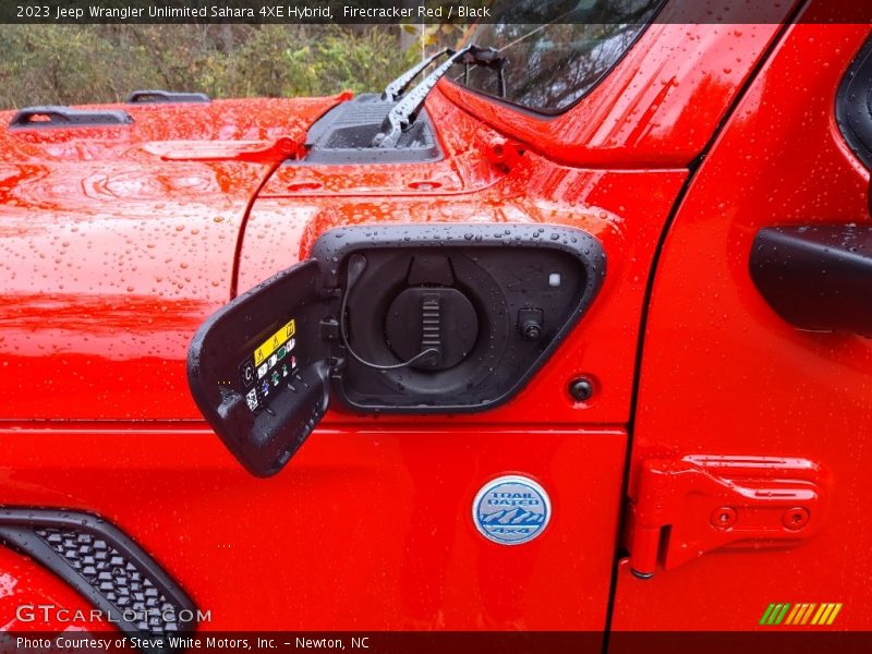 Firecracker Red / Black 2023 Jeep Wrangler Unlimited Sahara 4XE Hybrid