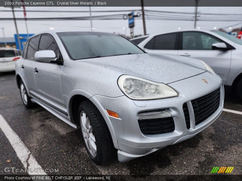 Crystal Silver Metallic / Black 2009 Porsche Cayenne GTS