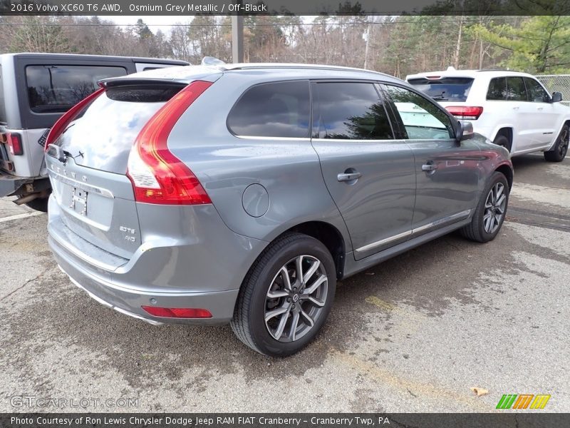 Osmium Grey Metallic / Off-Black 2016 Volvo XC60 T6 AWD