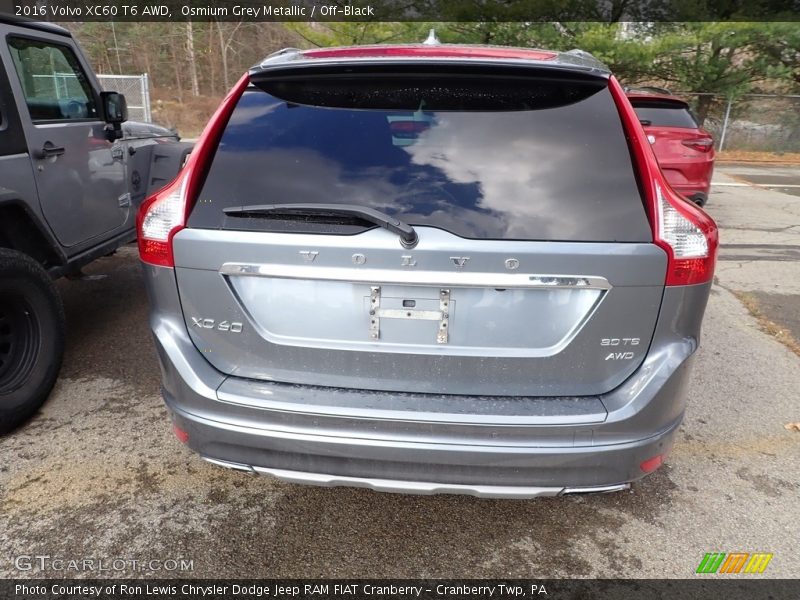 Osmium Grey Metallic / Off-Black 2016 Volvo XC60 T6 AWD