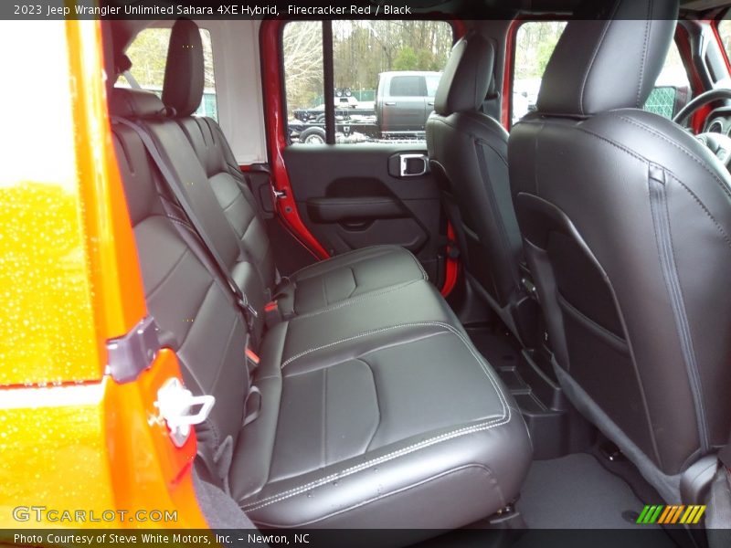 Rear Seat of 2023 Wrangler Unlimited Sahara 4XE Hybrid