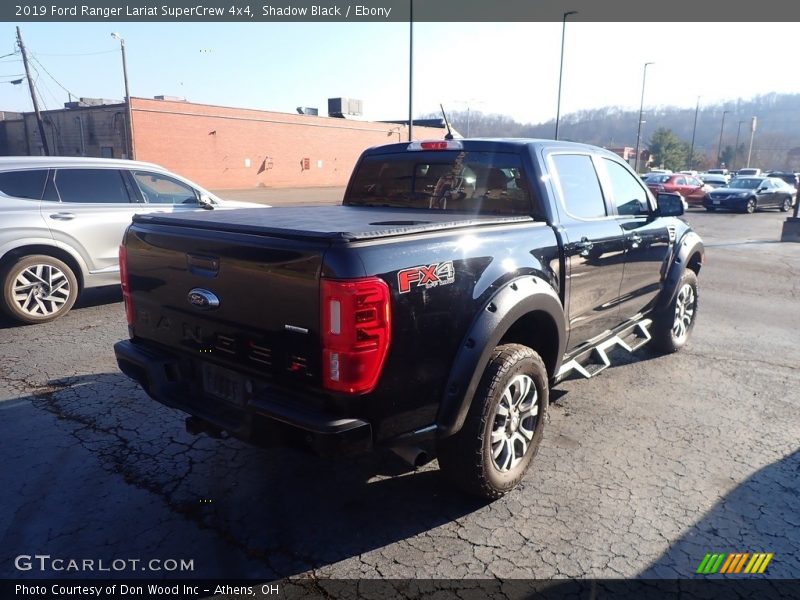 Shadow Black / Ebony 2019 Ford Ranger Lariat SuperCrew 4x4