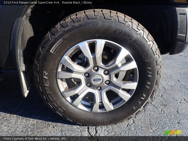 Shadow Black / Ebony 2019 Ford Ranger Lariat SuperCrew 4x4