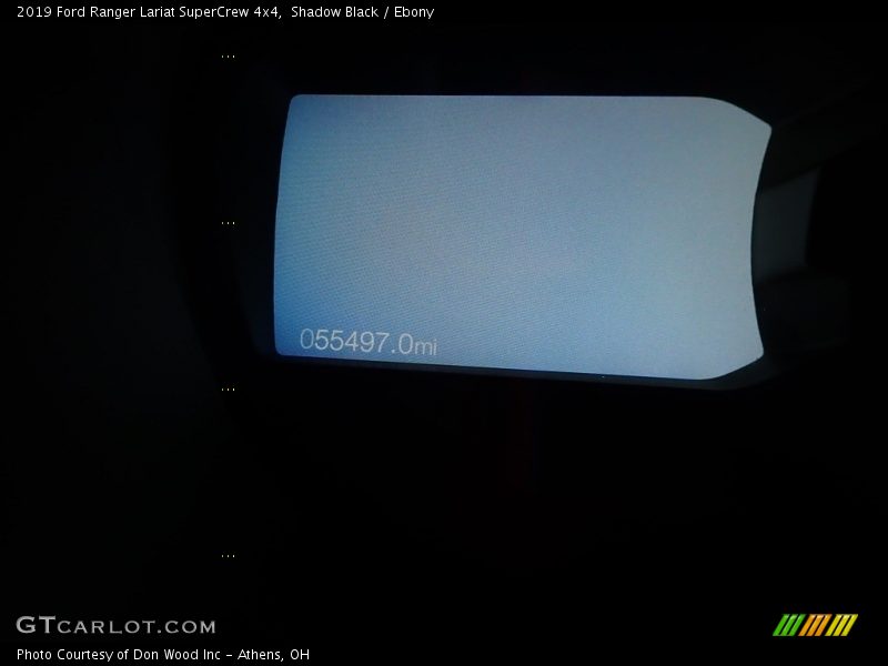 Shadow Black / Ebony 2019 Ford Ranger Lariat SuperCrew 4x4