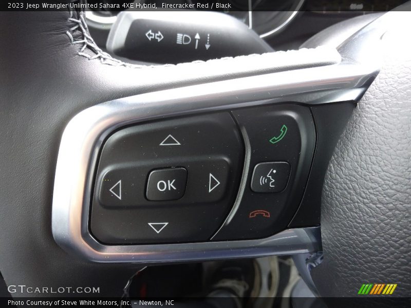  2023 Wrangler Unlimited Sahara 4XE Hybrid Steering Wheel