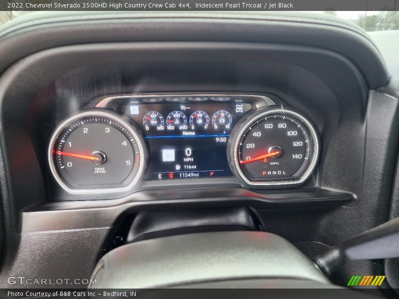 Iridescent Pearl Tricoat / Jet Black 2022 Chevrolet Silverado 3500HD High Country Crew Cab 4x4