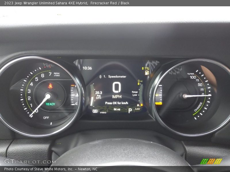 2023 Wrangler Unlimited Sahara 4XE Hybrid Sahara 4XE Hybrid Gauges