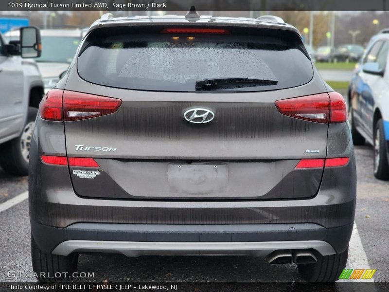 Sage Brown / Black 2019 Hyundai Tucson Limited AWD