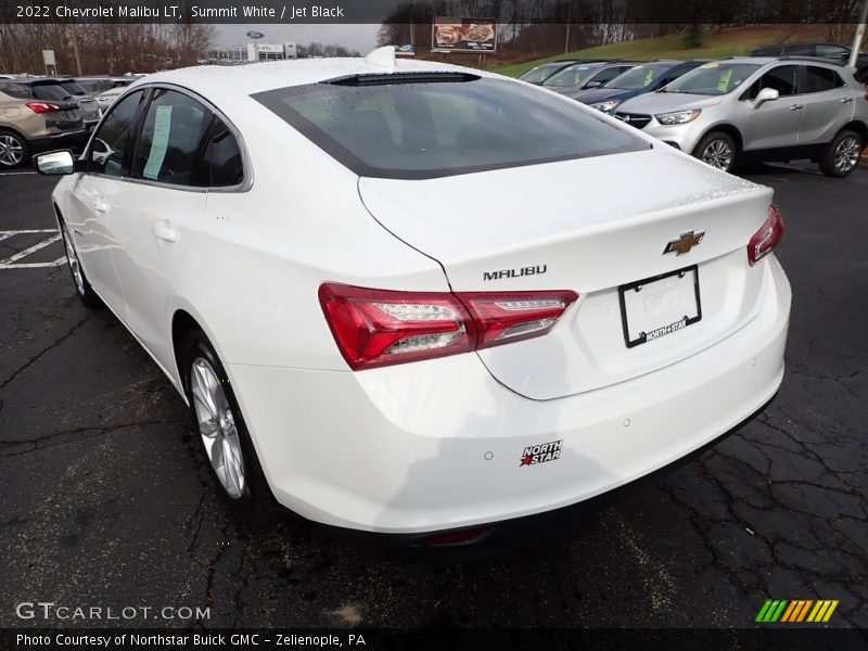 Summit White / Jet Black 2022 Chevrolet Malibu LT
