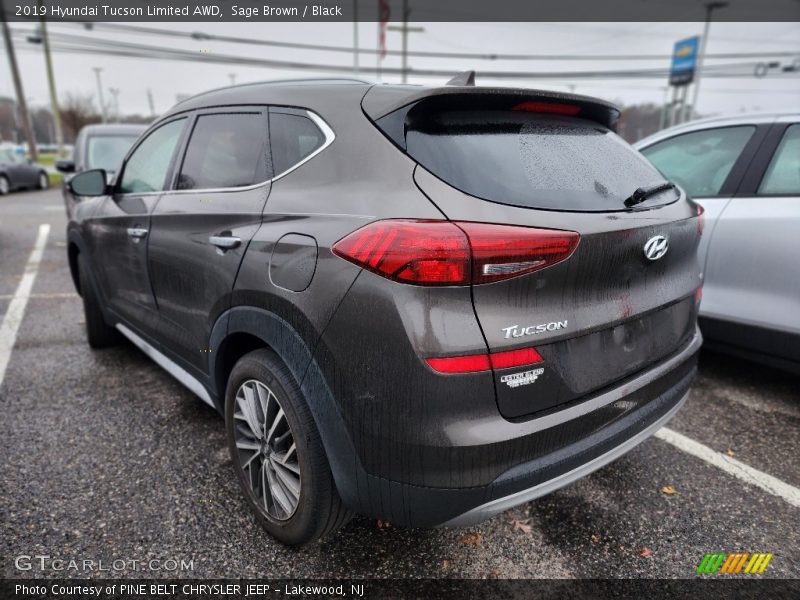 Sage Brown / Black 2019 Hyundai Tucson Limited AWD