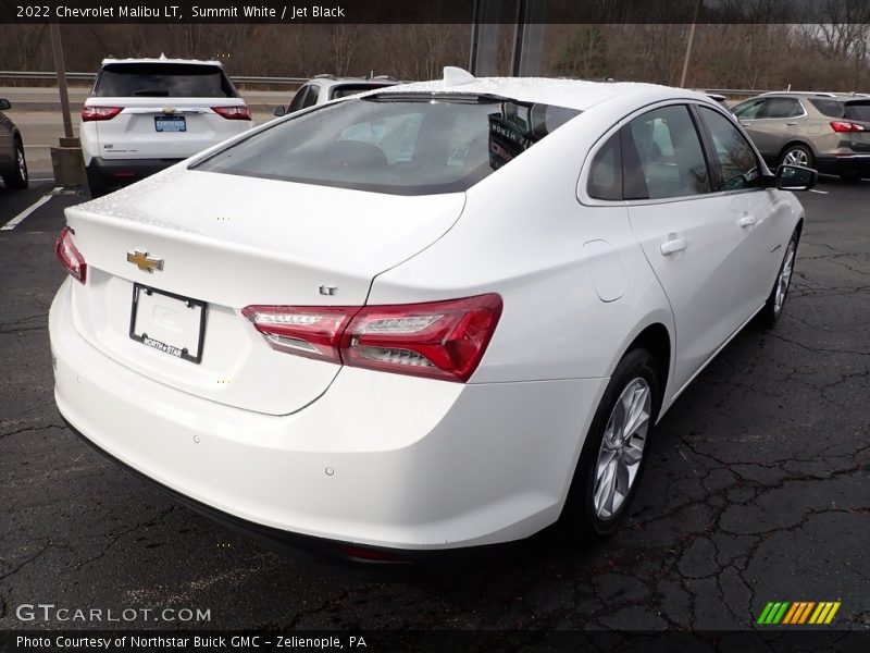 Summit White / Jet Black 2022 Chevrolet Malibu LT