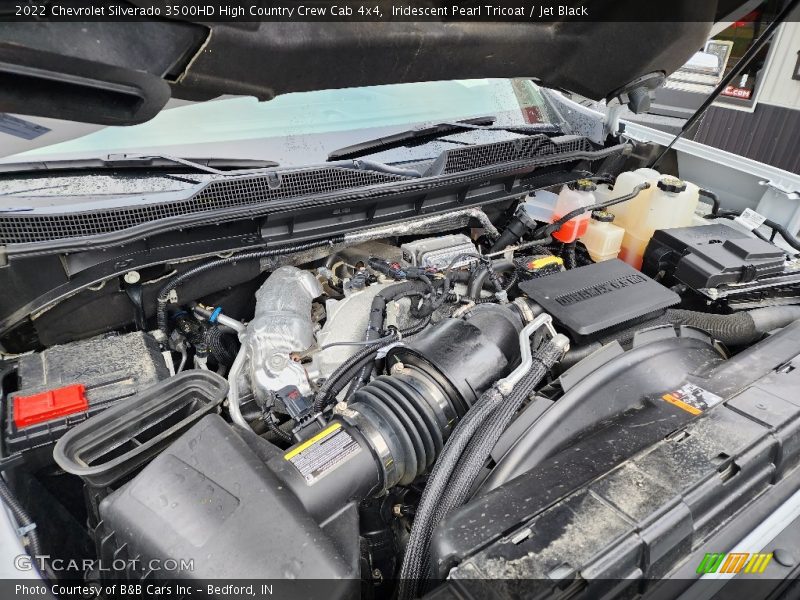 Iridescent Pearl Tricoat / Jet Black 2022 Chevrolet Silverado 3500HD High Country Crew Cab 4x4