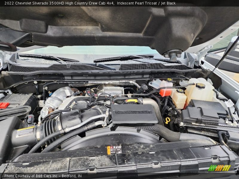Iridescent Pearl Tricoat / Jet Black 2022 Chevrolet Silverado 3500HD High Country Crew Cab 4x4