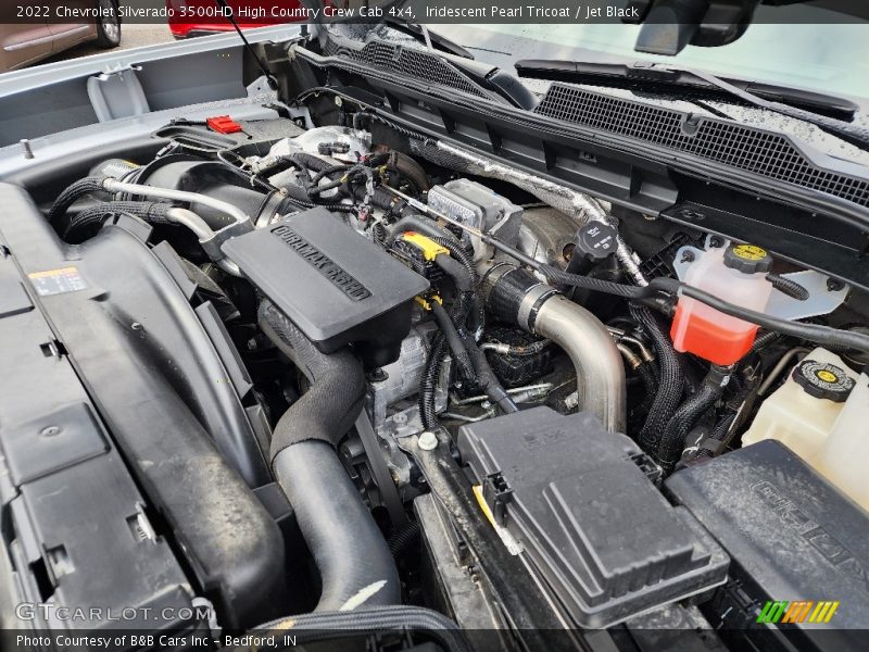 Iridescent Pearl Tricoat / Jet Black 2022 Chevrolet Silverado 3500HD High Country Crew Cab 4x4