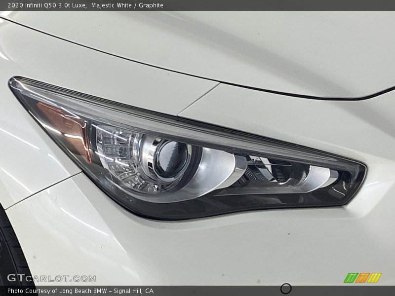 Majestic White / Graphite 2020 Infiniti Q50 3.0t Luxe