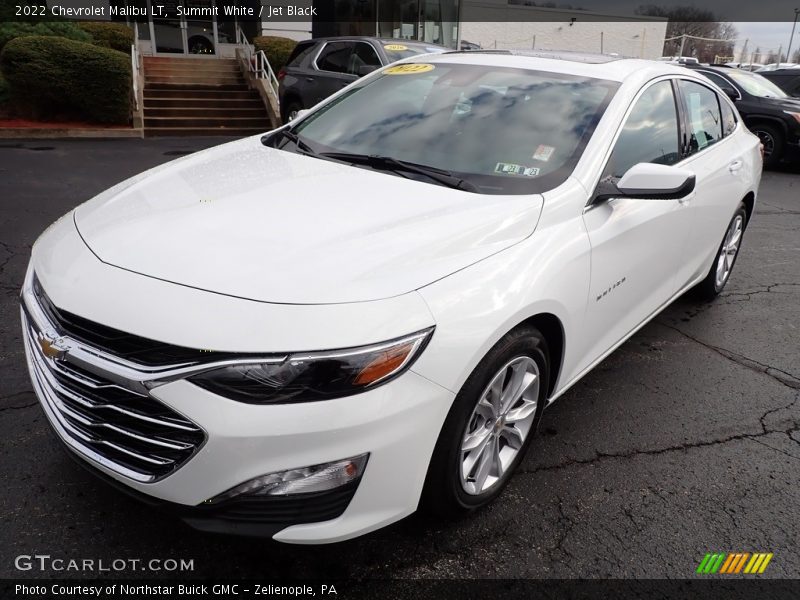 Summit White / Jet Black 2022 Chevrolet Malibu LT