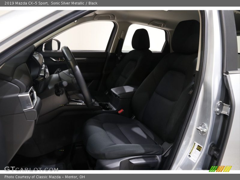 Sonic Silver Metallic / Black 2019 Mazda CX-5 Sport