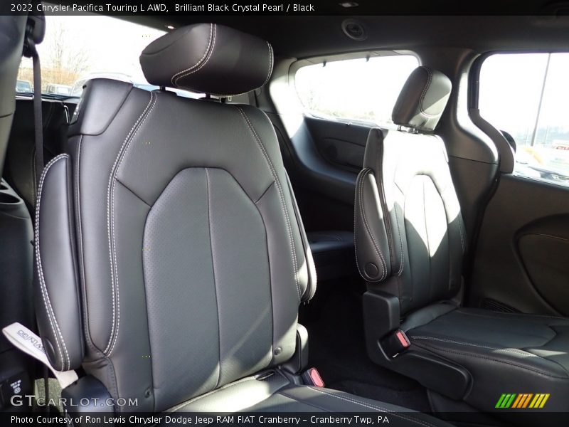 Brilliant Black Crystal Pearl / Black 2022 Chrysler Pacifica Touring L AWD