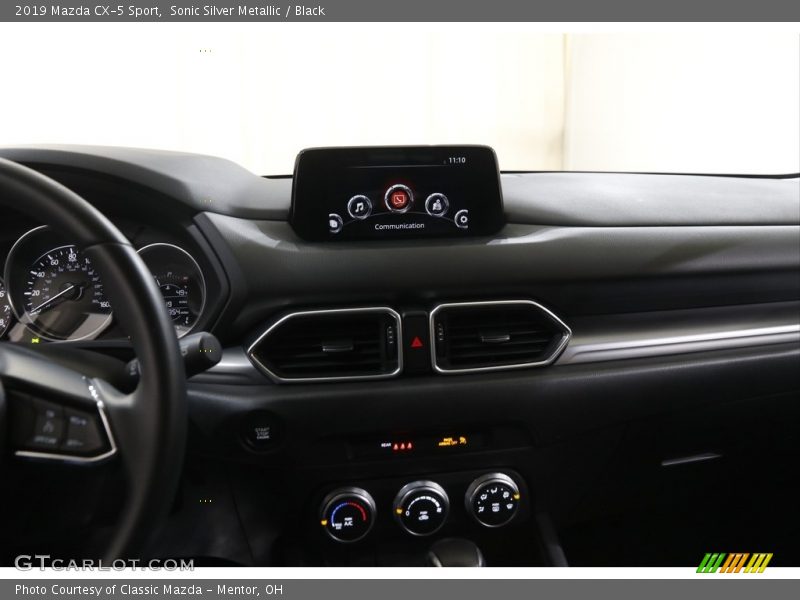 Sonic Silver Metallic / Black 2019 Mazda CX-5 Sport