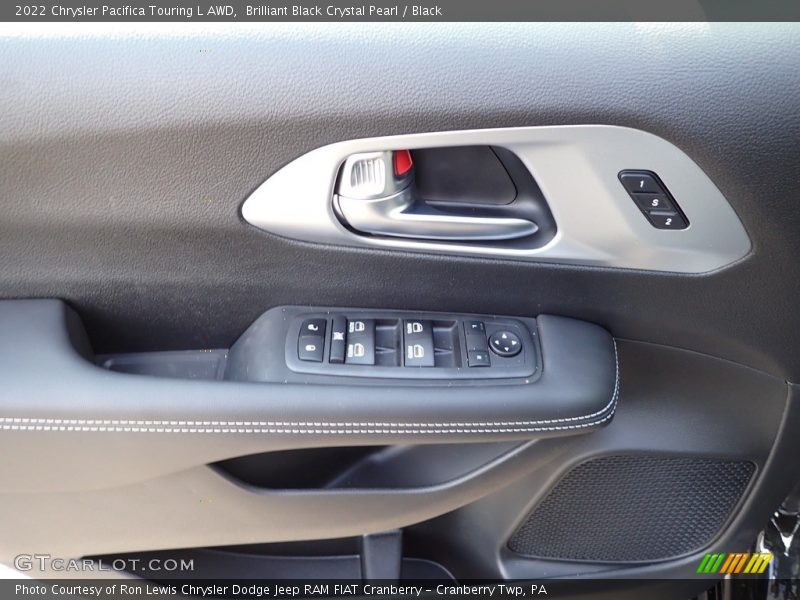 Brilliant Black Crystal Pearl / Black 2022 Chrysler Pacifica Touring L AWD